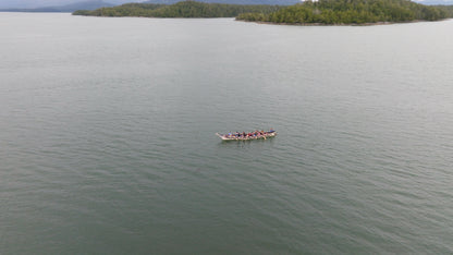 Tseshaht First Nation Canoe Family in Barkley Sound